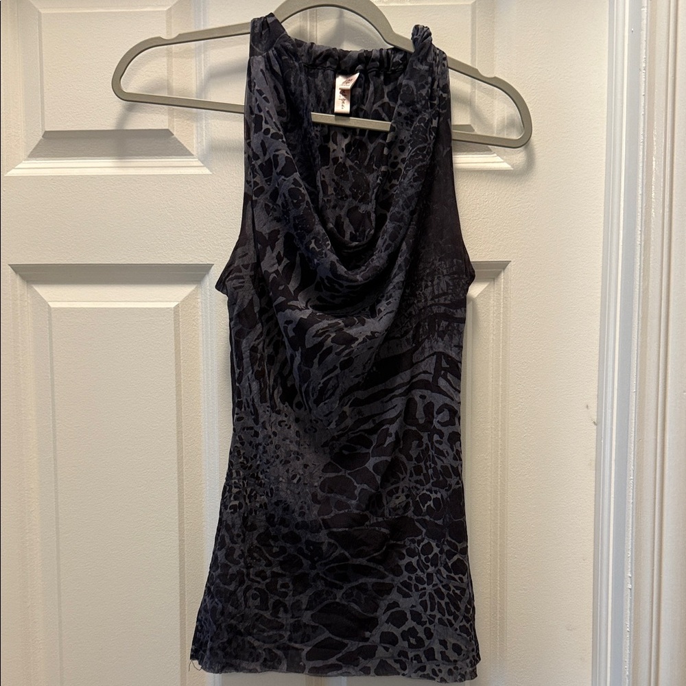 Sweet Pea Dark Patterned Tank Top
